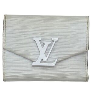 Louis Vuitton Victorine Capucines Portefeuille Wallet Epi Wallet White